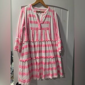 Crown and Ivy 3/4 sleeve swing dress size large.